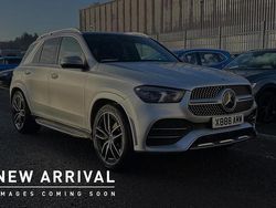Silver Used 2021 Mercedes GLE350 AMG line SUV | £34,995 (Expensive)