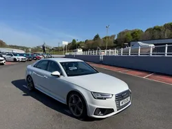 White Used 2019 Audi A4 S-Line Sedan | £18,750 (Fair price)