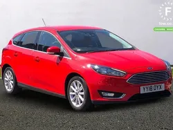 Red Used 2017 Ford Focus Titanium Hatchback | £8,699 (Good price)