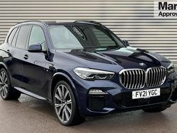 Blue Used 2021 BMW X5 M Sport SUV | £39,782 (Fair price)
