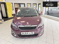 Purple Used 2014 Peugeot 108 Allure Hatchback | £2,990 (Fair price)
