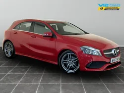 Red Used 2017 Mercedes A200 AMG line Hatchback | £9,595 (Super price)