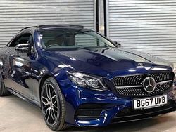 Blue Used 2017 Mercedes E400 AMG Line Premium Plus Coupe | £23,950 (Expensive)