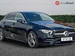 Black Used 2021 Mercedes A180 AMG line Hatchback | £18,306 (Fair price)