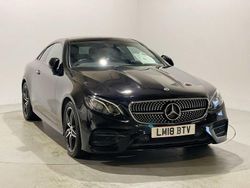 Black Used 2018 Mercedes E220 AMG line Coupe | £19,299 (Good price)