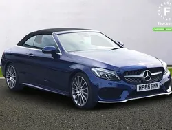Blue Used 2016 Mercedes C250 Active Cabriolet | £15,399 (Fair price)