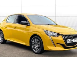 Yellow Used 2022 Peugeot 208 Active Premium Hatchback | £13,698 (Fair price)