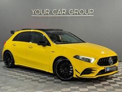 Yellow Used 2021 Mercedes A35 AMG Premium Plus Hatchback | £30,990 (Fair price)