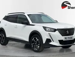 Bianca white Used 2022 Peugeot 2008 Allure Premium SUV | £15,299 (Fair price)