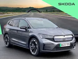 Graphite grey metallic Used 2025 Skoda Enyaq iV vRS SUV | £38,499
