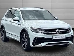 White Used 2021 VW Tiguan R-line SUV | £28,250 (Expensive)