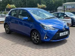 Blue Used 2019 Toyota Yaris Hatchback | £11,699 (Fair price)