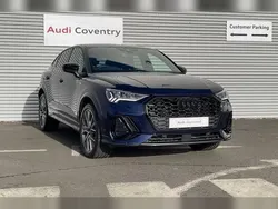 Navarra blue metallic Used 2024 Audi Q3 Sportback Black Edition SUV | £37,990 (A bit pricey)