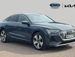Blue Used 2022 Audi e-tron Sportback S-Line SUV | £21,895 (Good price)