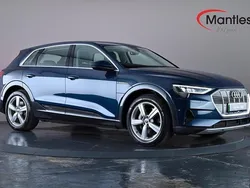 Blue Used 2021 Audi e-tron Advanced SUV | £19,795 (Fair price)