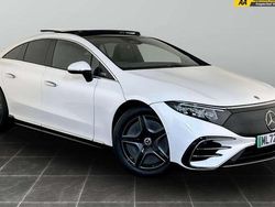 White Used 2022 Mercedes EQS450+ AMG line Sedan | £42,695 (Super price)