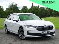 White New 2025 Skoda Superb Estate | £40,995 (Fair price)