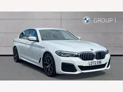 White Used 2022 BMW 520 M Sport Sedan | £30,980 (Fair price)