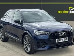 Blue Used 2022 Audi Q3 Black Edition SUV | £24,855 (Good price)