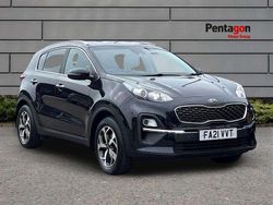 Black Used 2021 Kia Sportage 2 SUV | £14,595 (Fair price)