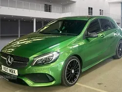 Green Used 2017 Mercedes A200 AMG Line Premium Hatchback | £14,450 (Fair price)