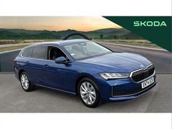 Blue New 2024 Skoda Superb SE Technology Estate | £38,399 (Expensive)