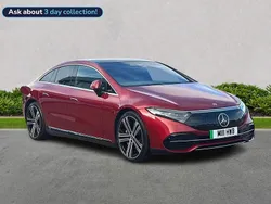 Red Used 2023 Mercedes EQS450+ Exclusive Luxury Sedan | £54,999 (Good price)