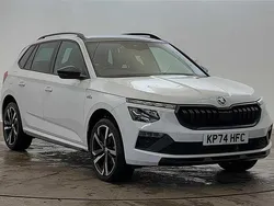 Moon white metallic Used 2024 Skoda Kamiq Monte Carlo SUV | £23,490 (A bit pricey)