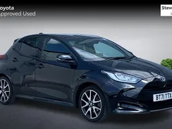 Black Used 2021 Toyota Yaris Hybrid Hatchback | £16,262 (Fair price)