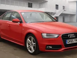 Red Used 2015 Audi A4 S-Line Sedan | £8,494 (Fair price)