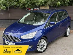 Blue Used 2016 Ford Grand C-Max Titanium MPV | £7,995 (Fair price)
