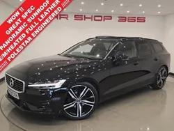 Black Used 2019 Volvo V60 R-Design Pro Estate | £18,250