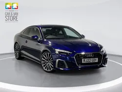 Blue Used 2022 Audi A5 S-Line Coupe | £23,099 (Super price)