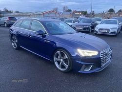 Blue Used 2019 Audi A4 S-Line Estate | £16,650 (Good price)