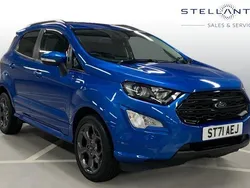 Blue Used 2021 Ford Ecosport ST-Line SUV | £11,507 (Fair price)