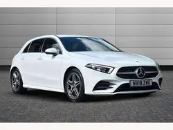 White Used 2019 Mercedes A180 AMG line Hatchback | £15,550 (Fair price)