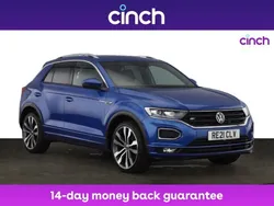 Blue Used 2021 VW T-Roc R-line SUV | £20,049 (Fair price)
