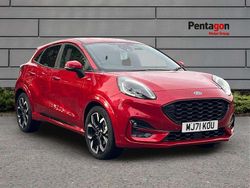 Red Used 2022 Ford Puma Gen-E ST-Line X SUV | £18,495 (Fair price)