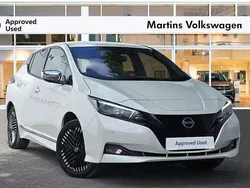 White Used 2022 Nissan Leaf N-Connecta Hatchback | £12,995 (Fair price)