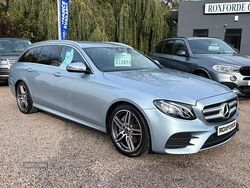 Silver Used 2017 Mercedes E220 AMG line Estate | £15,895 (Fair price)