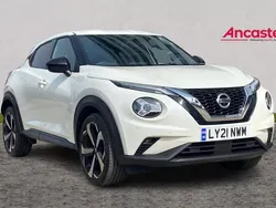White Used 2021 Nissan Juke Tekna SUV | £14,475 (Fair price)