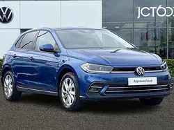 Blue Used 2022 VW Polo Style Hatchback | £15,966 (Fair price)