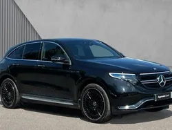 Black Used 2022 Mercedes EQC400 AMG Line Premium Plus SUV | £33,666 (Fair price)