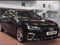 Black Used 2021 Audi A4 S-Line Sedan | £19,995 (Fair price)