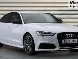 White Used 2018 Audi A6 Black Edition Sedan | £17,324 (Fair price)