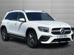 Polar white Used 2021 Mercedes GLB220 AMG Line Premium SUV | £26,950 (Fair price)