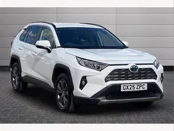 White Used 2025 Toyota RAV4 Hybrid Design SUV | £34,999 (Fair price)
