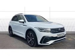 White Used 2023 VW Tiguan R-line SUV | £29,078 (Fair price)