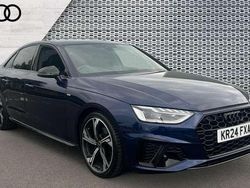 Blue Used 2024 Audi A4 Black Edition Sedan | £27,493 (Fair price)