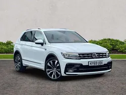 White Used 2019 VW Tiguan R-line SUV | £25,995 (A bit pricey)